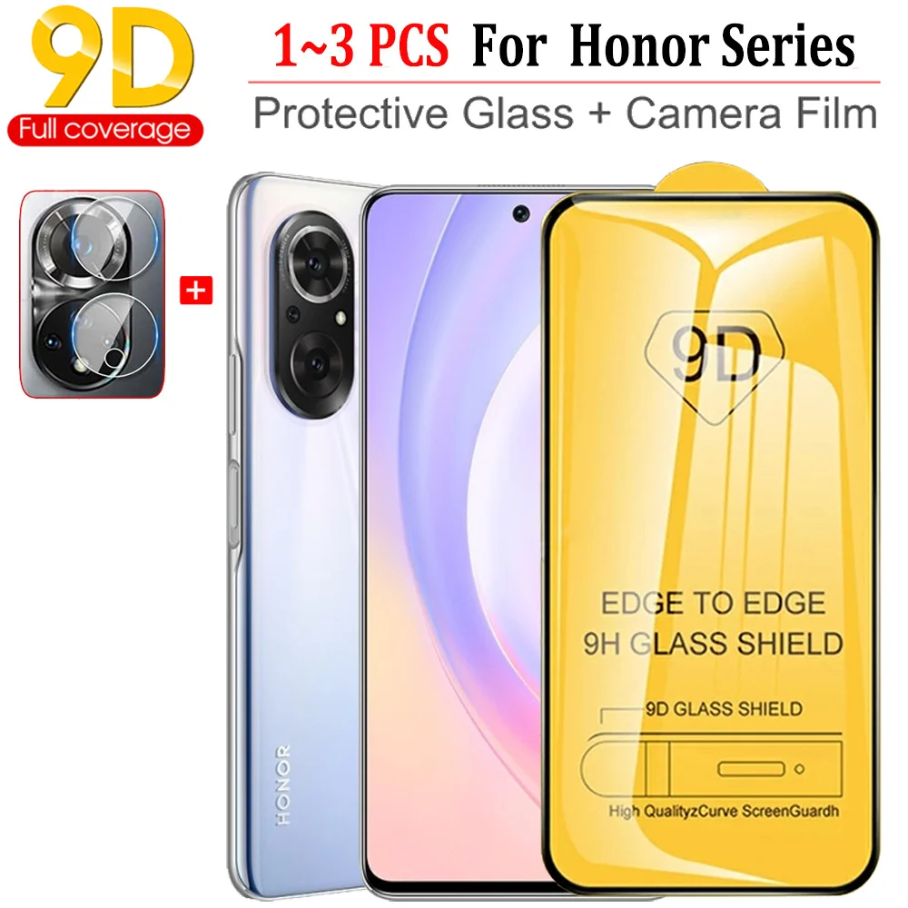 9D закаленное стекло для Honor 50 SE 10 X Lite защита экрана Honor50 20 Pro 30 i Защитная пленка