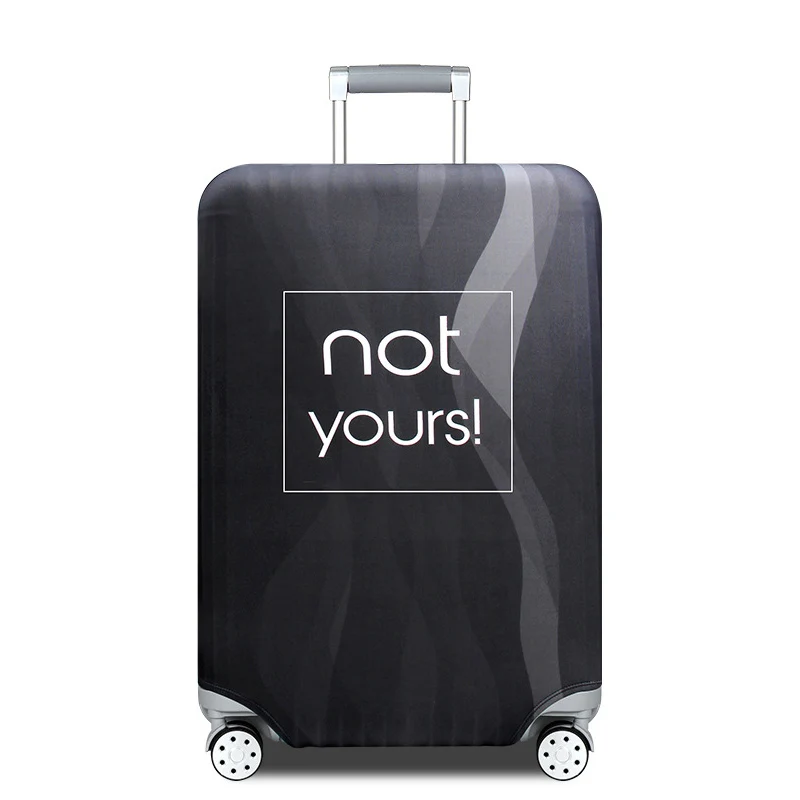 Чехол для багажа в радужную полоску, плотный защитный чехол, защитный чехол, сумка для багажа на колесиках, чехол, аксессуары для путешествий - Цвет: A12
