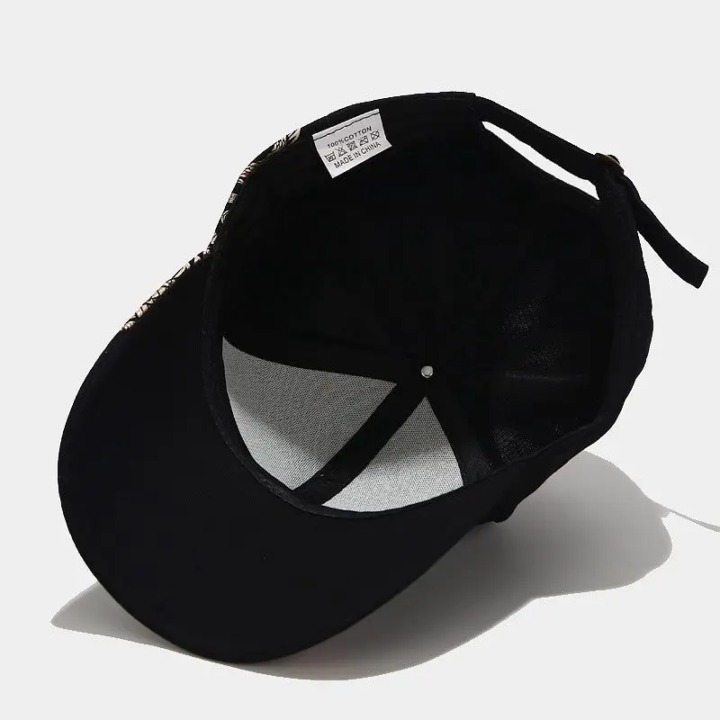 Китайская хлопковая бейсболка с принтом дракона Регулируемая Кепка Snapback для