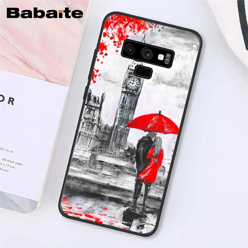 Paris London Eiffel Tower New york Lover Autumn Maple 