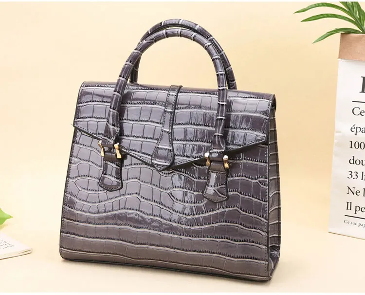 女士手提包_新款女包经典百搭鳄鱼纹女士手提包欧美时尚单肩---阿里巴巴_38