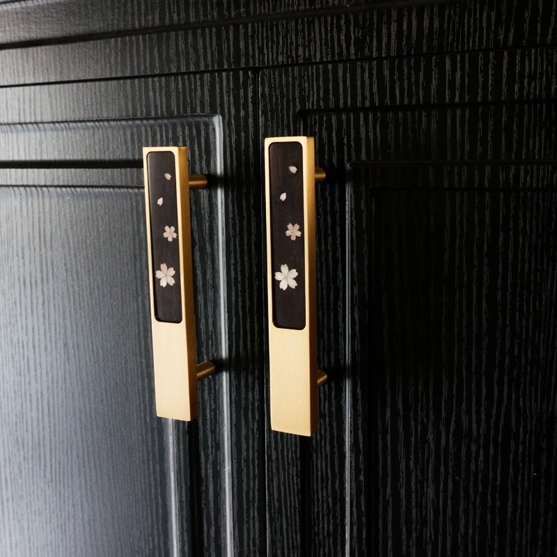 lidar com libélula armário armário porta alça de cobre puro