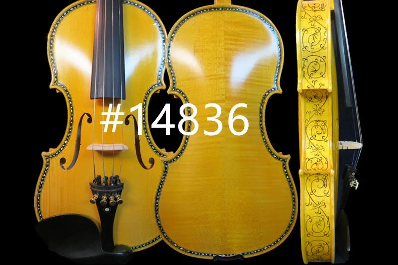 Strad style SONG maestro inlay shell violin 4/4 ,drawing rib, sweet sound #14836