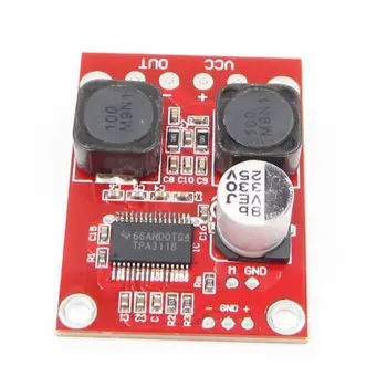

TPA3118 DC12-24V BTL 50W Amp Board Mono Digital Amplifier Module Difference balanced or single-ended Input