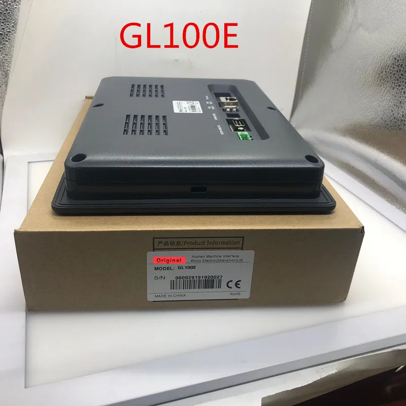 Tela de Toque HMI GL100 GL100E 10,1 polegada 1024*600 хост USB интерфейс человека машина Ethernet 1 RS232 RS422 RS485