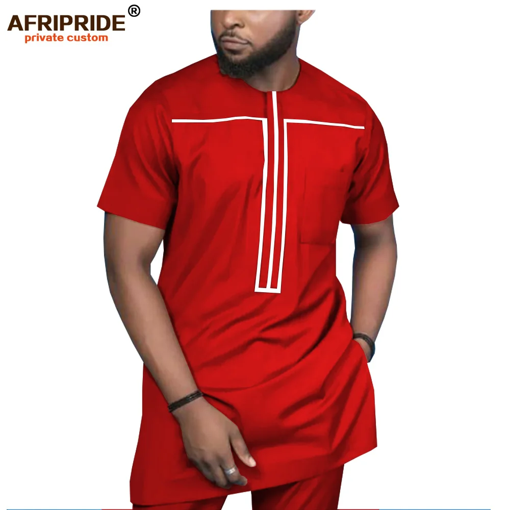 African Clothing for Men Tracksuit Dashiki Shirts and Print Pants Traditional Set Outfits Wear Sweatsuit AFRIPRIDE A1916051 - Цвет: 3-11