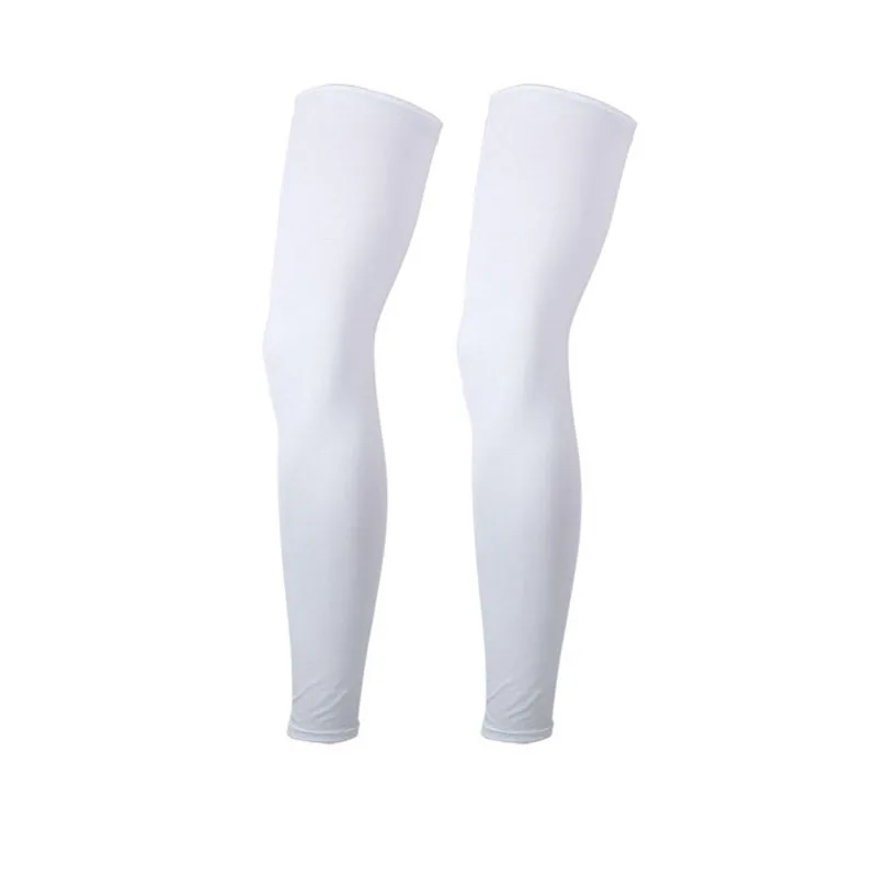 Cycling Leg Warmers Men Women Ice Silk Lycra Cycling Legwarmers Anti-uv Sunscreen Running Basketball Soccer Sports High Elasticity Legging Leg sets