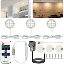 Светодиодный светильник для спальни, шкаф, освещение для гостиной, кухни, ночные светильники, декоративные светильники, беспроводной пульт дистанционного управления, светодиодная лампа в шкаф