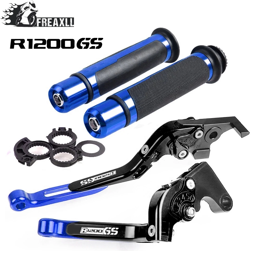 

Motorcycle Adjustable Folding Brake Clutch Levers Handlebar Hand Grips For BMW R 1200 GS LC R 1200GS ADV Adventure 2004-2012