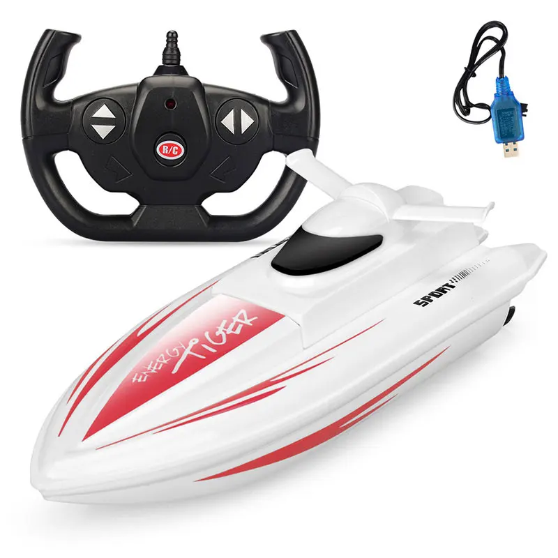 2.4G Six Channel Mini Radio-Controlled Speedboat Long-distance Remote Control Submarines Ship Kid's Scientific Experiment Toy 3 2.4G Six Channel Mini Radio-Controlled Speedboat Long-distance Remote Control Submarines Ship Kid's Scientific Experiment Toy 3