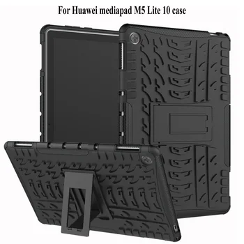 

Case For Huawei MediaPad M5 Lite 10 BAH2-W19/L09/W09 10.1"Tablet Case ShockProof Stand Cover for Huawei M5 Lite 10 Case+film+pen