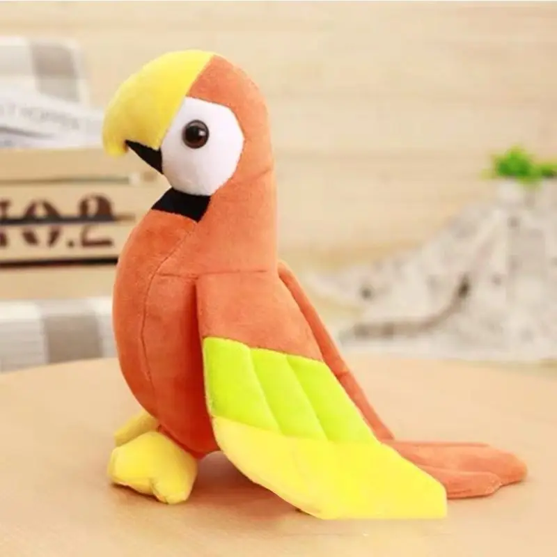 Собака молярные игрушки милый мультфильм попугай для домашних собак жевательный игрушки красочный Забавный интерактивный плюшевый смешной