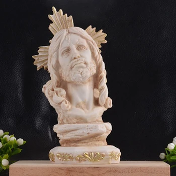 

Creative Jesus Statue Resin Christ Pray Decoration Home office Decor Crafts Candlestick Christian Statue Religious gift