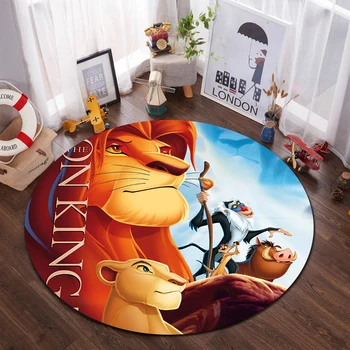 

Floor Mats Anti Slip Mat Simba The Lion King Toy Stroy cartoon anime Printed Pattern Carpet Rug for Bathroom Door Living Room