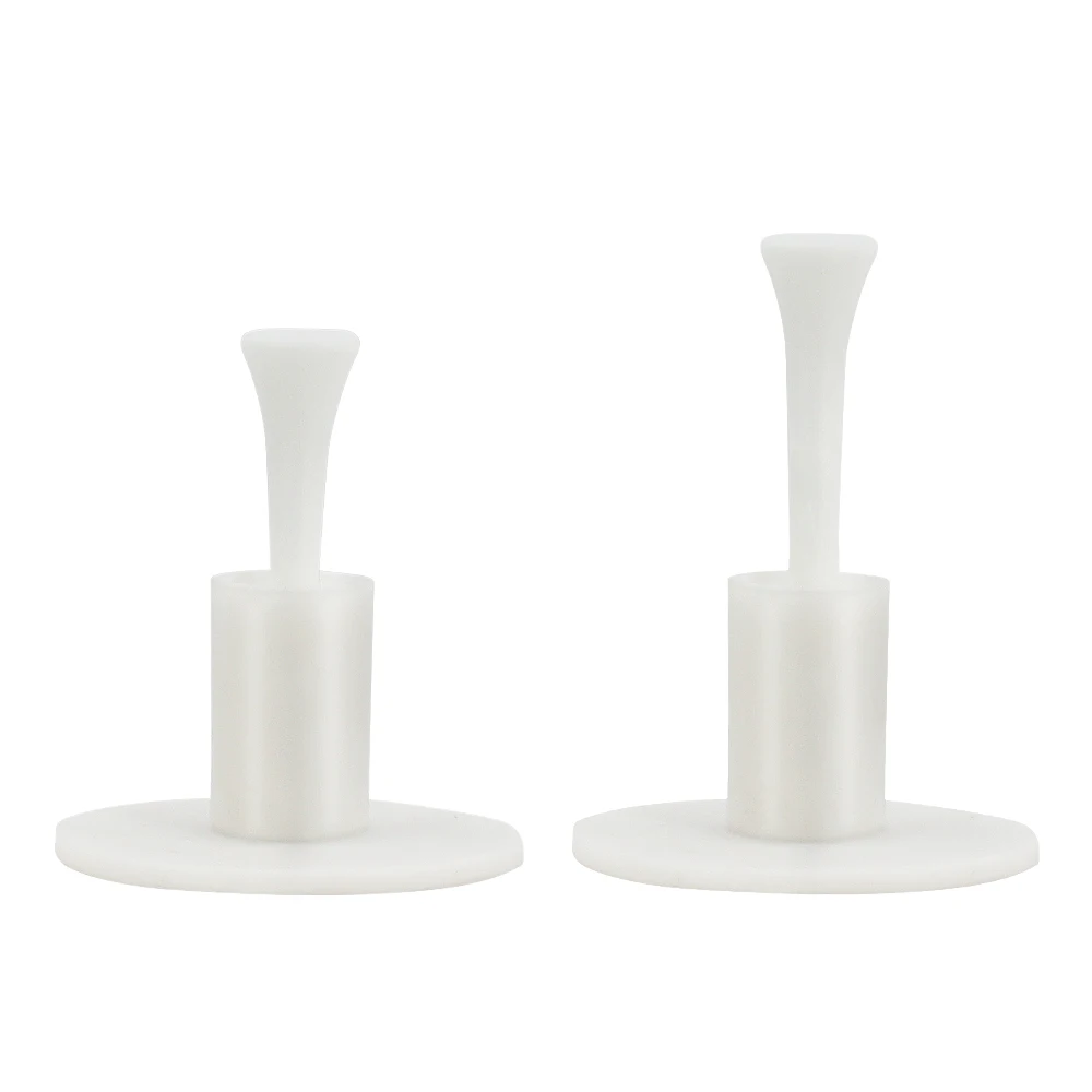 Golf Tees White Rubber Tee Holder + 2 Heights Tees For Driver Woods Club Set Golf Ball Holder Accessories Supplies Drop Ship