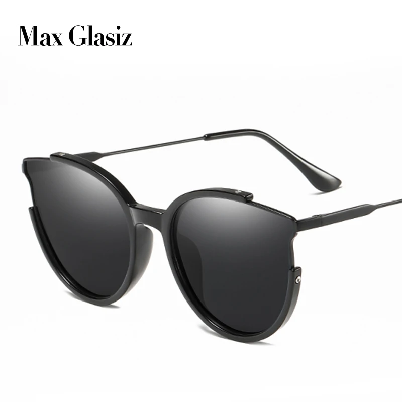 Max Glasiz новые высококачественные поляризационные солнцезащитные очки Cateye женские модные уличные трендовые солнцезащитные очки Polariod мужские TAC линзы gafas UV400