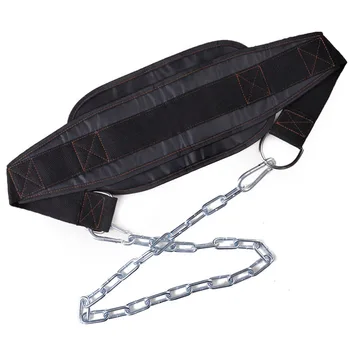 

Dipping Exercise Weight Lifting Chain Band Gym Strength Power Training Neck Builder Belt Fitness Padded Head Harness Adjustable