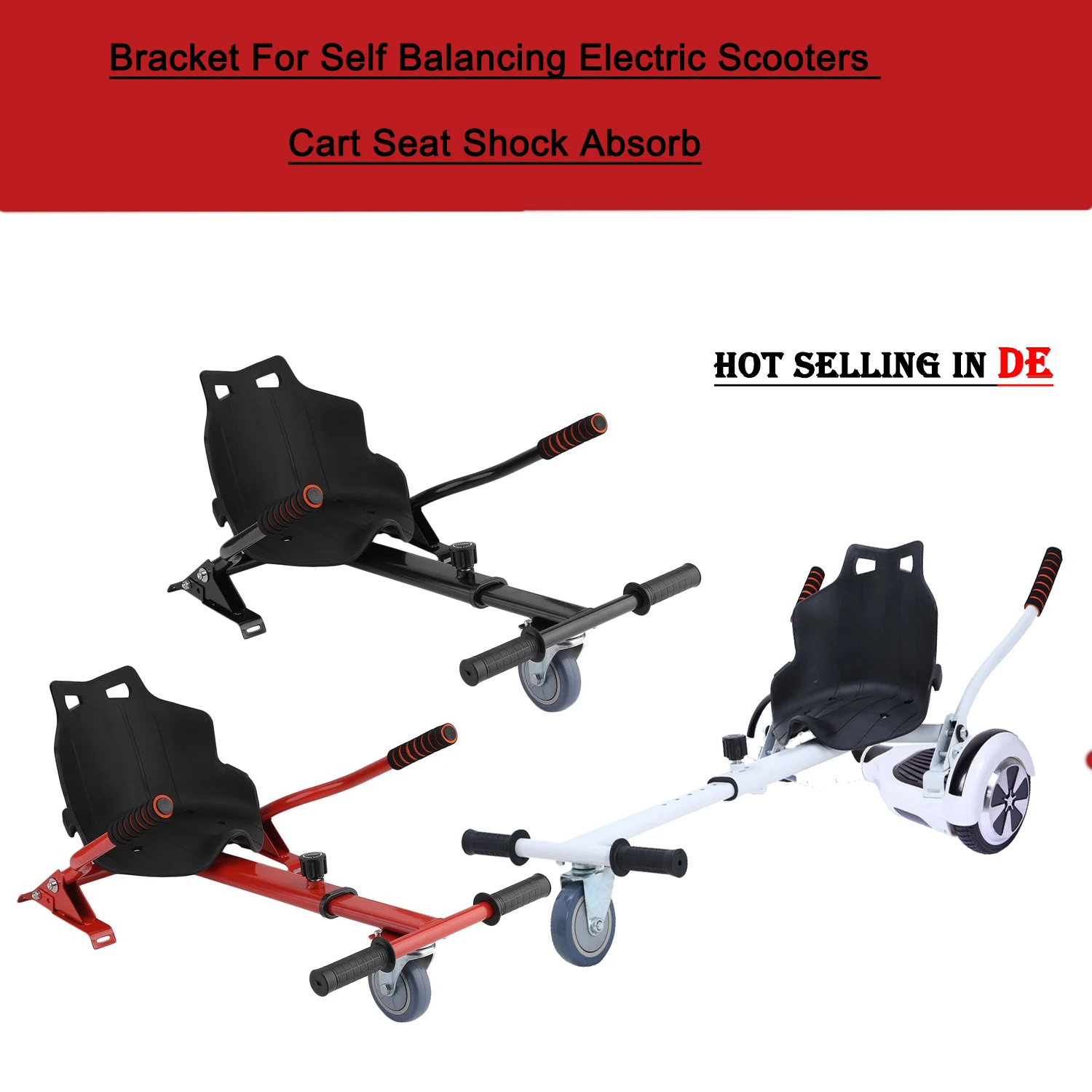 

Adult Children Karting Bracket For Self Balancing Electric Scooters 6.5/8/10 Inch Cart Seat Shock Absorb Hover Board accessories