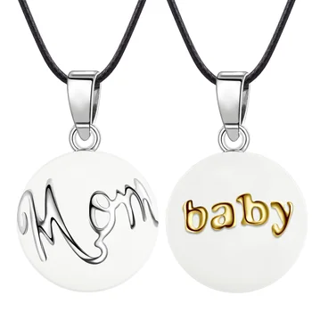 

Eudora Pregnancy bola harmony Pendant mom & baby harmony bell ball Necklace for pregnant woman pregnancy new mom mother gift