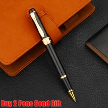Новое поступление бренд металлический роллер, шариковая ручка Роскошная для офисных работников подарочная ручка в деловом стиле купить 2 ручки отправить подарок