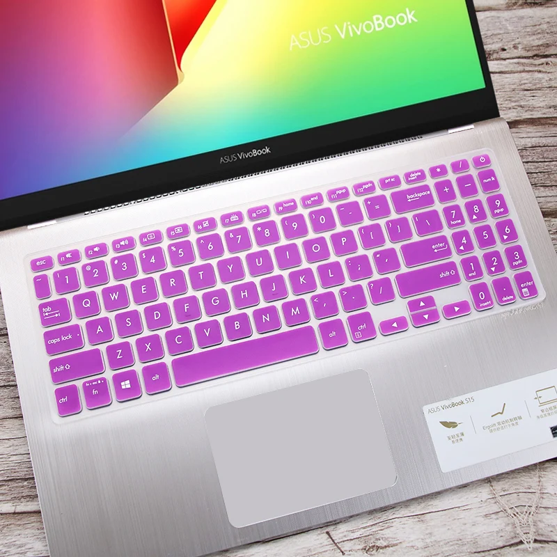 Силиконовый защитный чехол для клавиатуры ASUS Vivobook S15 S532F S532FL S532 s530 s531 s531F s531FL 15,6 дюймов