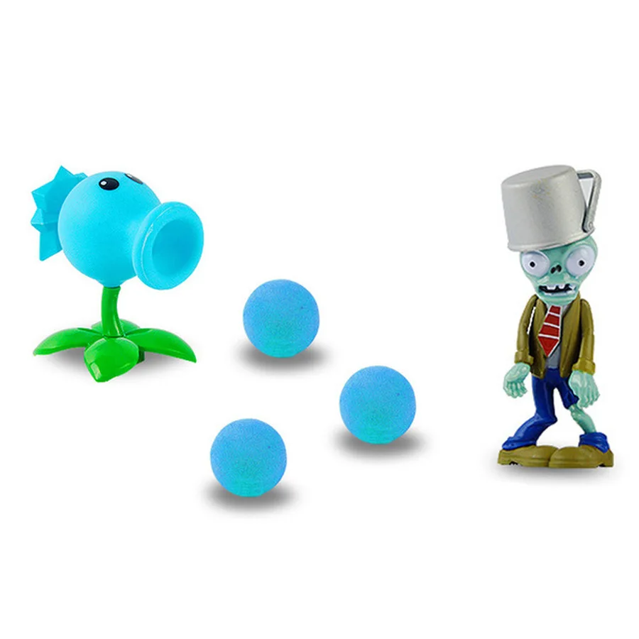 1 шт. Pvz Строительные блоки Набор игрушек Растения против фигурки зомби экшн