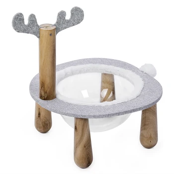 

Semi-wrapped cat climbing rack available in all seasons cat nest cat tree integrated small cat climbing rack solid wooden cat fu