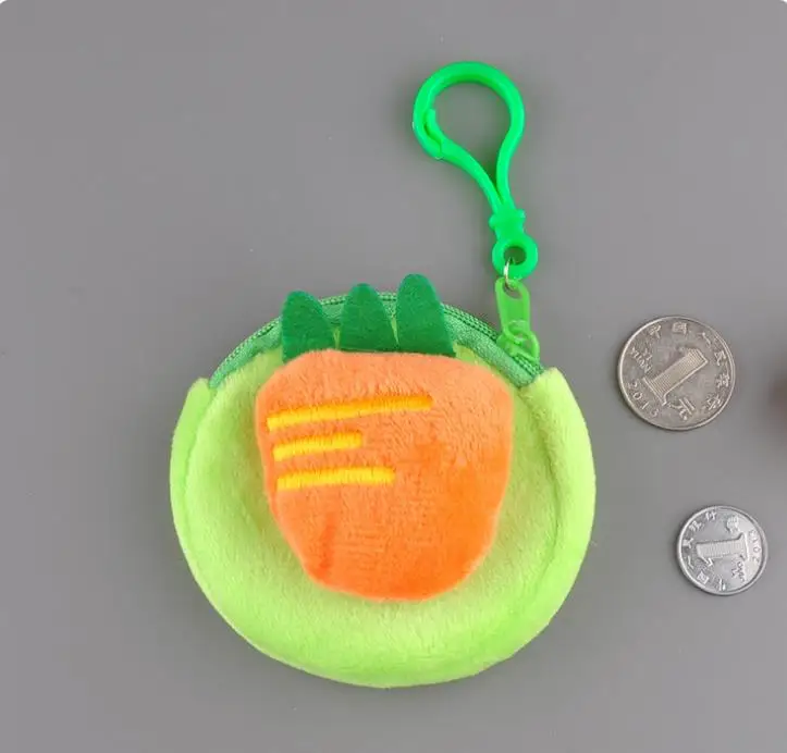 3D фрукты плюшевая Подвеска Игрушка Кукла раскладушка кукла пластиковая пряжка Плюшевые игрушки для брелка 9 см 10 видов w18 wj04 - Цвет: 5