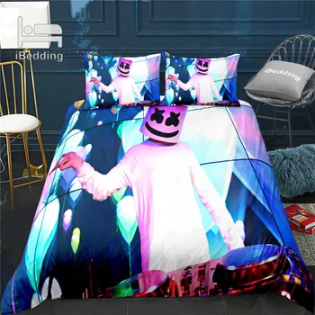 

Hot DJ Gift for Christmas 3D Bedding Set Printed Duvet Cover Set Queen King Twin Size
