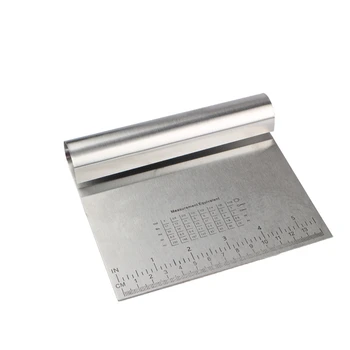 Dough Scraper Butter Cutter Cake Decoration Bakery Tools Stainless Steel Pizza Pastry Spatulas Fondant Decor Kitchen Gadgets