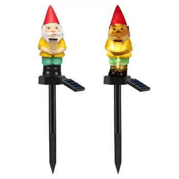 

Christmas Santa Claus Solar Powered Garden Lights Stake Lights Waterproof Outdoor Lawn Patio Yard Light Christmas Lamp new
