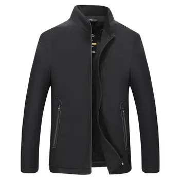 

Big Size Men Coat Autumn Leisure Fat Plus Fat plus Men's Wear Jacket Fat Man Loose Middle Age Jacket
