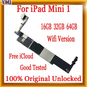 

factory unlocked For iPad MINI 1 Motherboard wifi version and 3G version Logic Board with Free iCloud,100% Tested