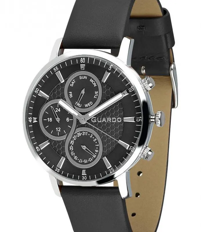 Jam Tangan Pria Guardo Premium 12433 1 