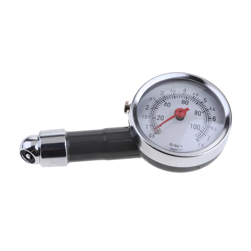 0-100 PSI 7.5Kg/m2 Portable Accurate Motor Car Tyre Tire Air Pressure Gauge