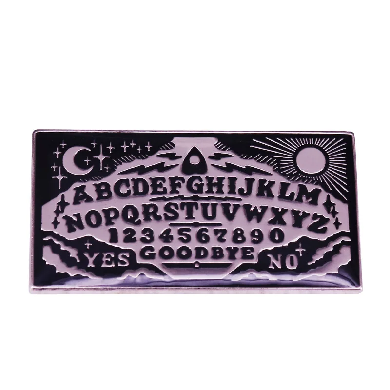 Spooky Spirit Board Lapel Pin Magic Occult Gothic Witch Gift