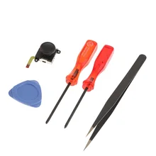 3D Analog Screwdriver Tweezer Joystick Tool Set Rocker Game Grip Repair Parts Thumb Stick Metal Controller Switch