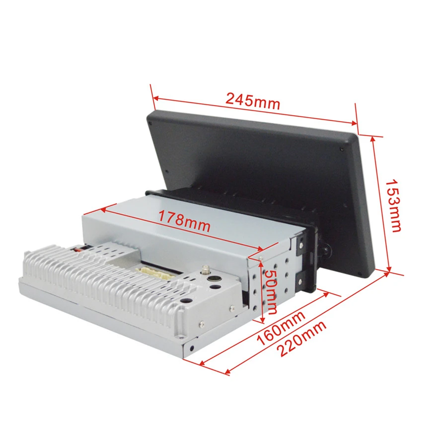  Universal 1DIN Android 9.1 Adjustable 10.1