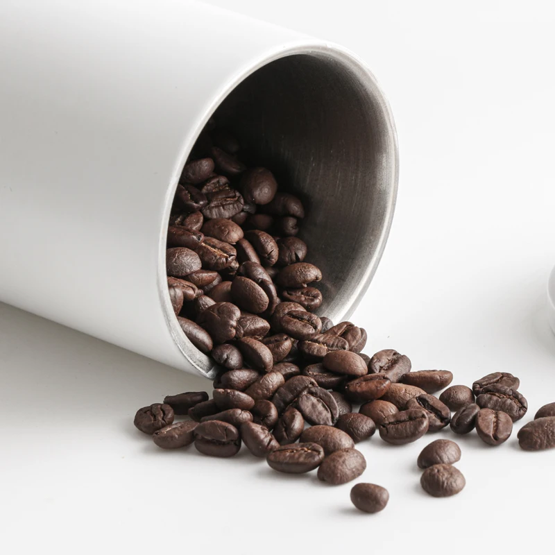 CAFEDE KONA Герметичные банки 0.4L нержавеющая сталь кофе в зернах герметичная банка с однонаправленным вентиляционным отверстием магазин чай гайки кухонный инструмент для хранения