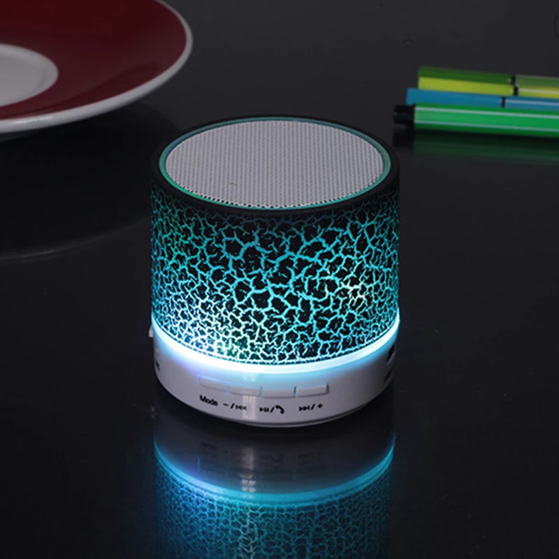 LED Mini Portable Wireless Speakers Bluetooth Speaker With Mic TF FM Portable Speaker USB MP3 Subwoofer For Smartphone LED Mini Portable Wireless Speakers Bluetooth Speaker With Mic TF FM Portable Speaker USB MP3 Subwoofer For Smartphone