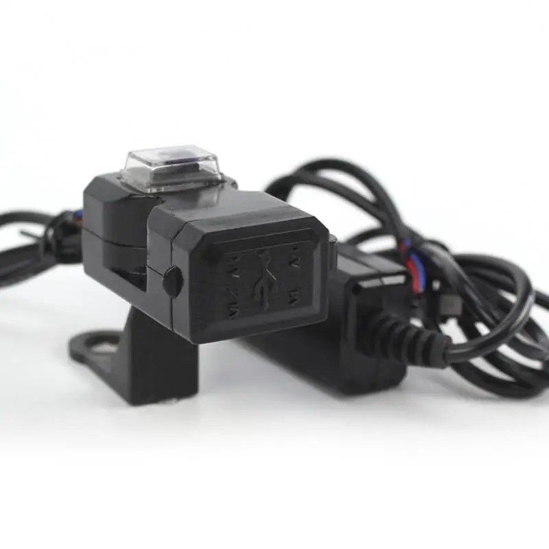 Маленький мини Переходник USB для зарядки в машине 2A автомобильное зарядное
