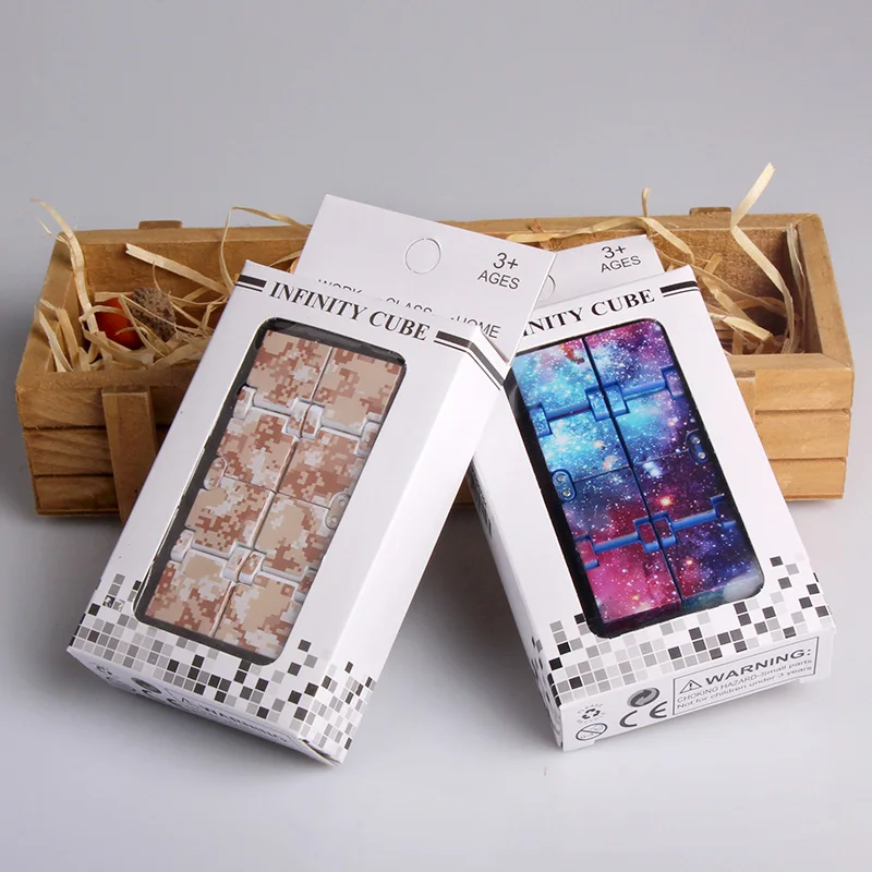 Infinity Cube Mini Toy Finger EDC Anxiety Stress Relief Cube Blocks Children Kids Funny Toys Best Christmas Gift
