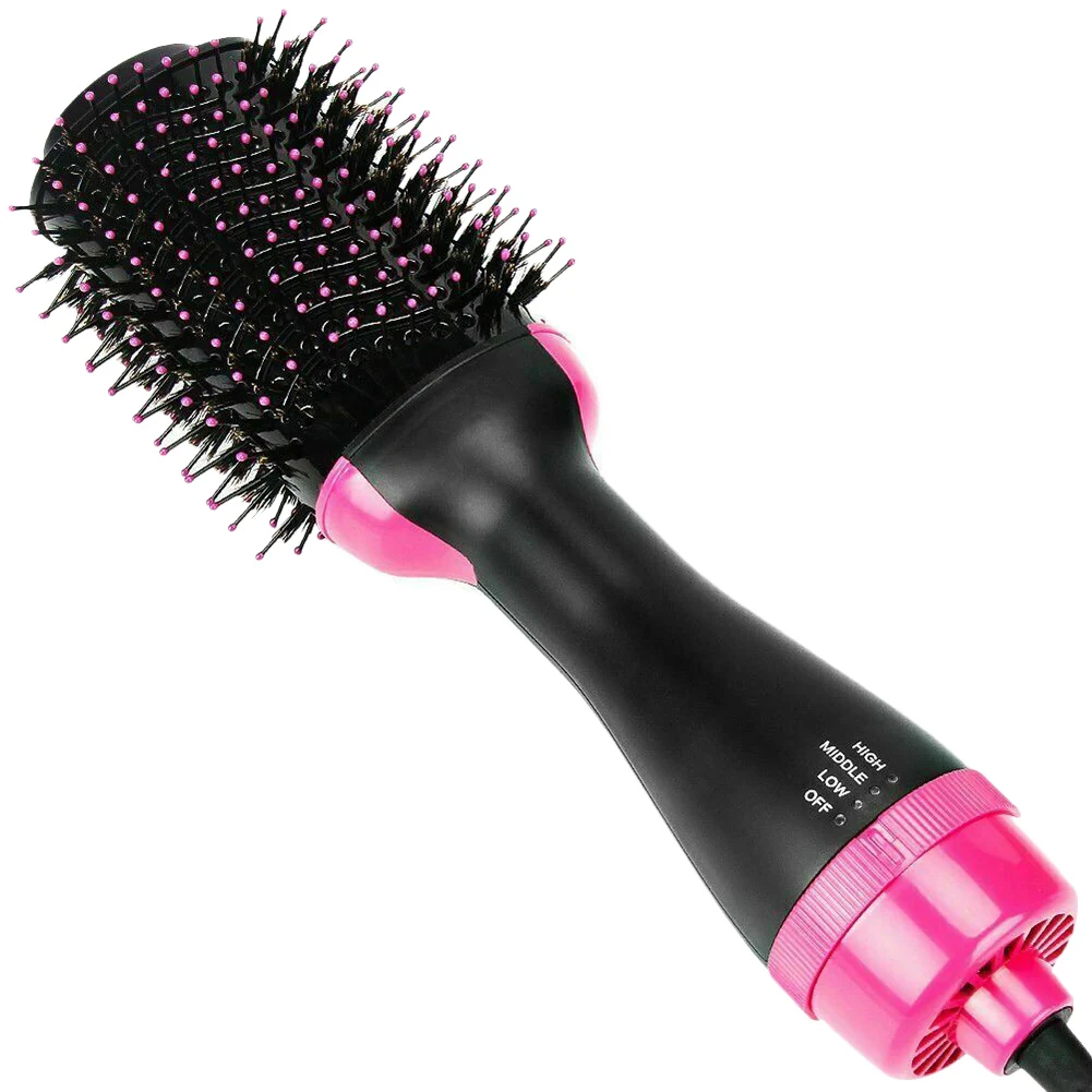 

Hot Air Brush One Step 3-in-1 Brush Styler Negative Ion Electric Hair Blow Dryer EY669