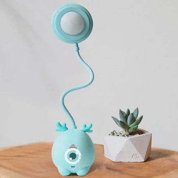 

NEWKBO Cartoon Silicone One Eyed Monster Press Sensor USB LED Night Light for Children Baby Kids 3 Modes Eye Protection