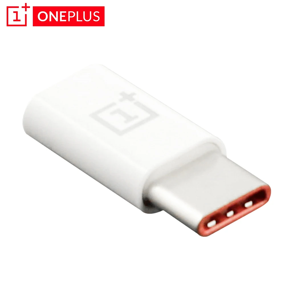 Оригинальный адаптер Oneplus Micro USB на Type C кабель зарядное устройство конвертер для