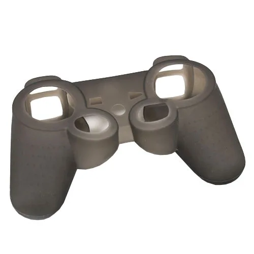Черный OSTENT защитный силиконовый гелевый мягкий чехол для sony PS2 PS3 контроллер - Цвет: Черный