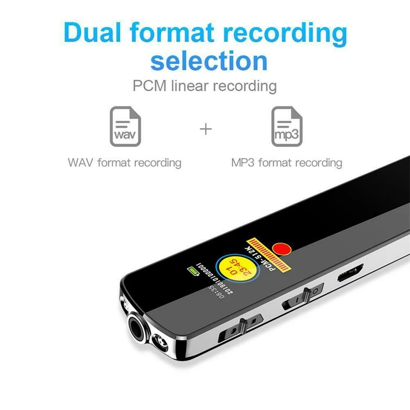 Mp3 плеер Диктофон 8 Гб воспроизведение музыки с fm-радио проигрыватель электронных книг MP3 30 часов воспроизведения для бега