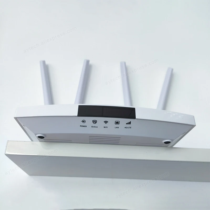 LC112 4G router SIM card WiFi 4G CPE Hotspot antenna 32 users RJ45 WAN LAN LTE modem dongle