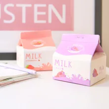 Коробка для молока для клубника виноград для девочек, бумага для заметок, переносная бумага для письма с молоком, креативная бумага для заметок, 230 листов, милая