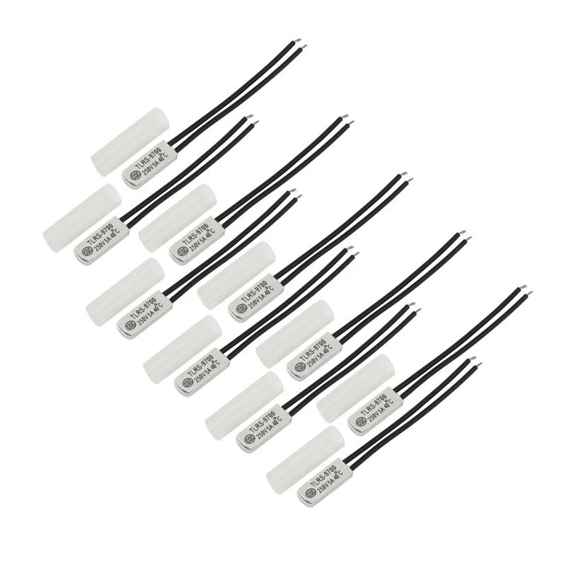 

TLRS-9700 40 Celsius Bimetal Thermoastat Temperature Control Switch N.C 10 Pcs